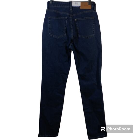 & Denim By H&M Blue Mom Jeans Ultra High Waist Loose Fit Size 2 - Picture 2 of 8